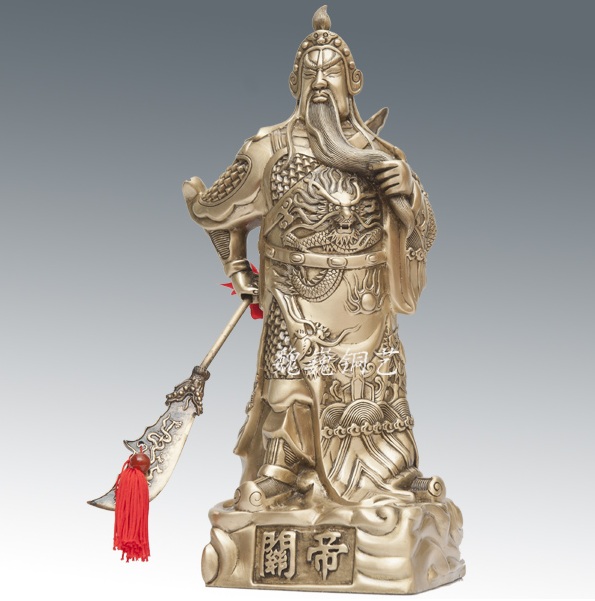 关公铜像