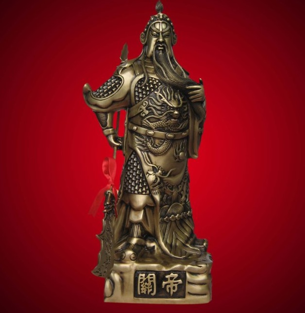 关公铜像