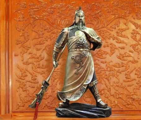 关公铜像