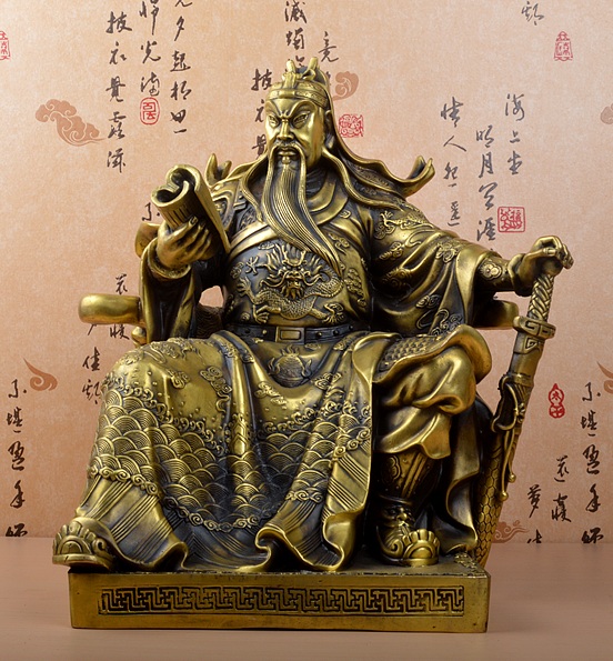关公铜像