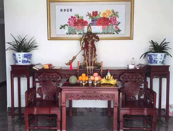 客户供奉青铜关公案例