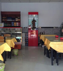 客户饭店共奉关公铜像