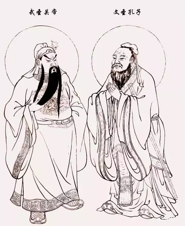 关公与孔子