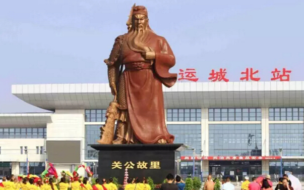 关公铜像