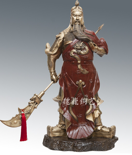 关公铜像