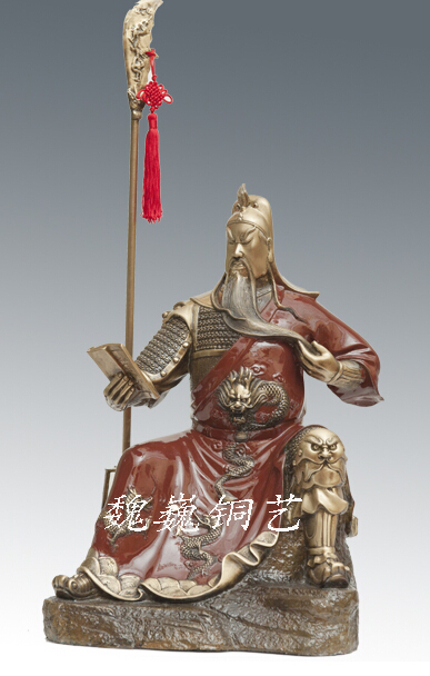 关公铜像