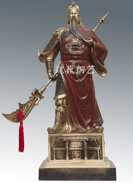 关公铜像